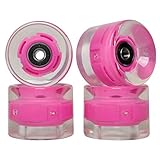 FREEDARE Skateboard Wheels with Bearings 60mm Longboard...