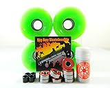 Big Boy 70mm Gel Solid Skateboard Wheels + ABEC 7...